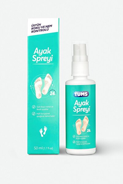 Tums Ayak Kokusu Giderici Ter Ve Koku Önleyici Ayak Spreyi