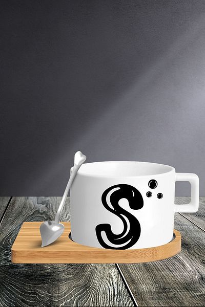 Bytwo S Letter Cup Set - cup mug tkm43