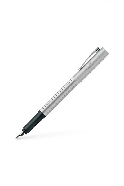 Faber Castell Faber-castell Grip 2011 Fountain Pen - Silver - Fine Point 140906