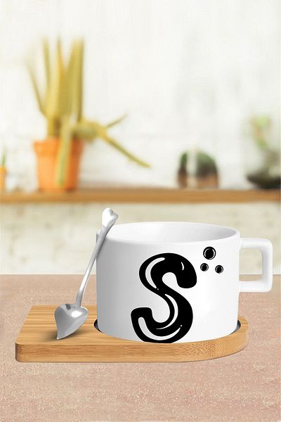 Bytwo S Letter Cup Set - cup mug tkm43