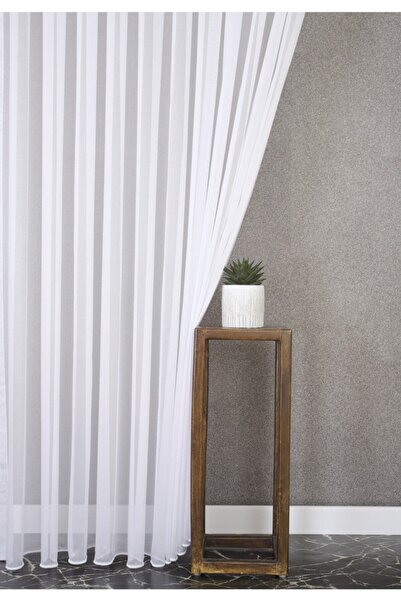 MASSARELLI Etamin Tül Perde Beyaz 1-3 Sık Pile