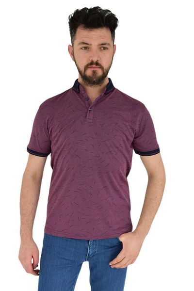 Raymons Tricou cu gât polo pentru bărbați R2007 Bgl-st02784