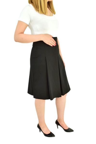 Propet Fusta de dama dubla plisata neagra BGL-1245S