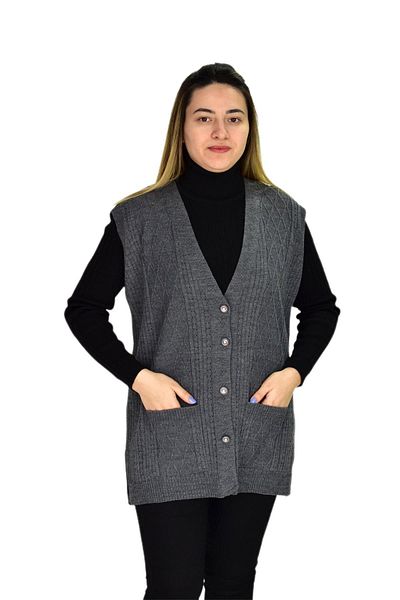 Çalıkuşu Vestă de damă cu buzunare BGL-ST03344