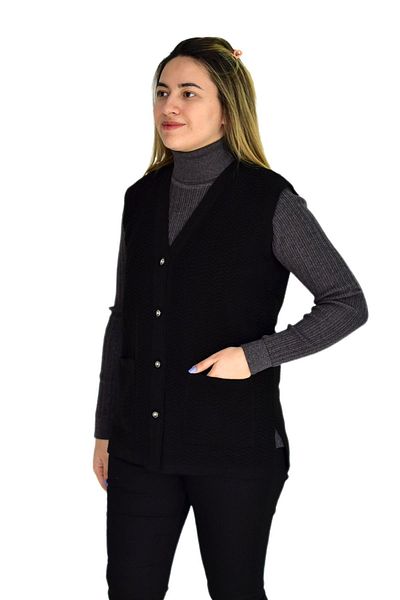 Çalıkuşu Women's Pocket Knitwear Vest BGL-ST03343