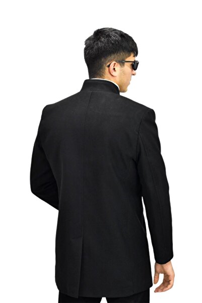 BAGLAN Чоловічий кашеміровий пальто з коміром-стійкою BGL-ST03412