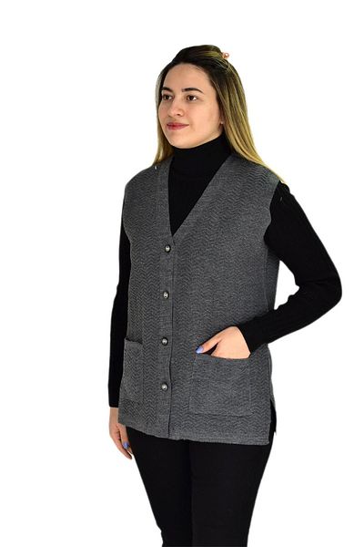Çalıkuşu Knitwear Women's Vest - Pockets, Model Bgl-st03343