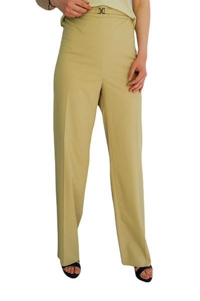 PROTO Women's Fabric Trousers Side Elastic Classic Bgl-st01392