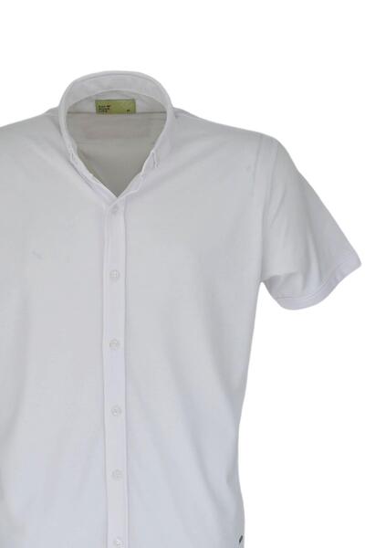 Raymons Ανδρικό μπλουζάκι με κουμπιά μπροστά R4680 BGL-ST03770