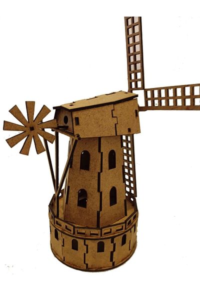 TLR hobi Wooden House Model Mill