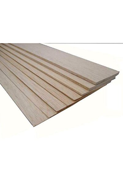 Del Rey Maket Balsa Levha 100cm 2,0mm 3'lü