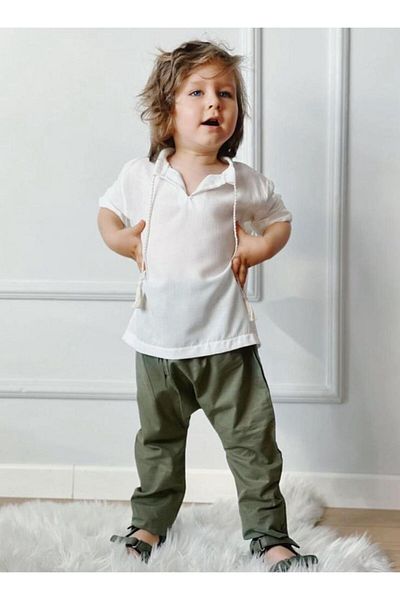 bohemiankids baby wear مجموعة أياز العلوية السفلية