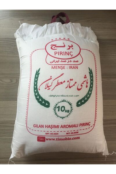 Timo Iran Haşemı Mumtaz Aromalı Pırınç 10 Kg