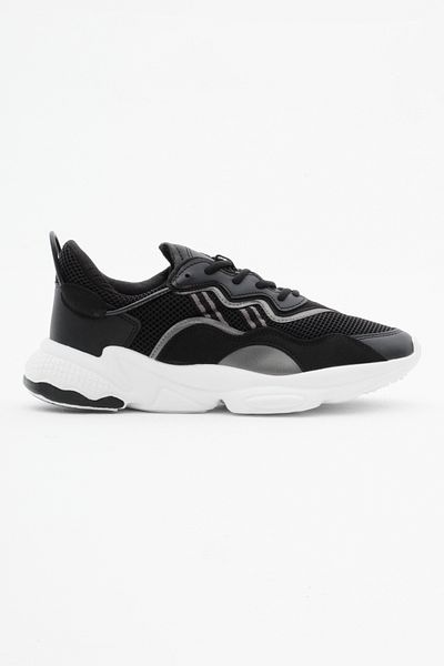 Tonny Black Unisex Μαύρα Σουέντ Αθλητικά Παπούτσια Tb248