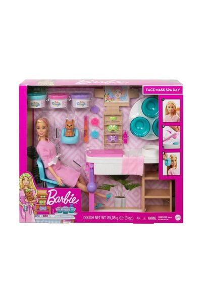 Barbie Güzellik Yüz Bakım Bebeği Oyun Seti