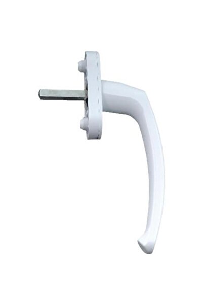 KATAR مقبض نافذة بلاستيك ألومنيوم لون أبيض - مقبض باب