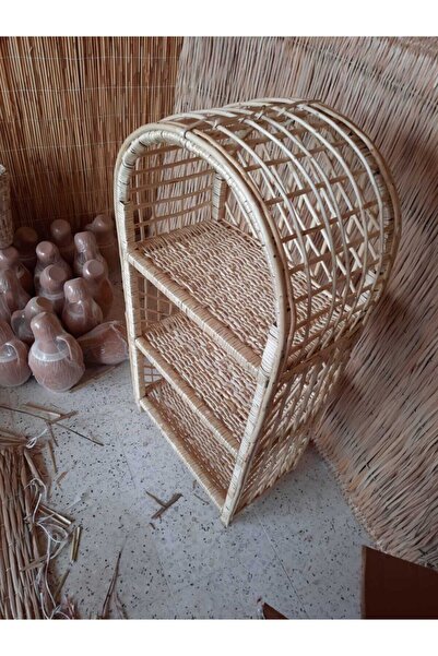 bytuna123 Kamış Hasır 3lu Raf