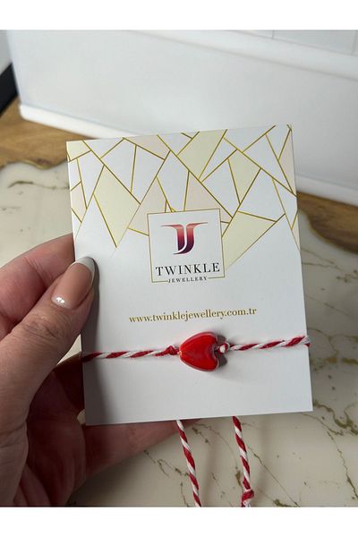Twinkle Jewellery Porcelain Red Heart Martenchia Bracelet