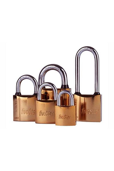 Meridyen Titanium Coated Padlock 63mm (Fsk0263)