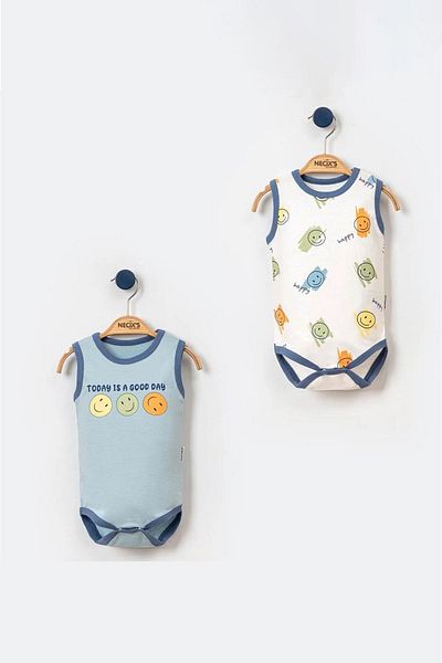 Necix's Necix's Smiles 2-Piece Baby Set with Snap Fasteners 0-3 months Newborn Baby 2-Piece Set with Hanger Gift!!!...