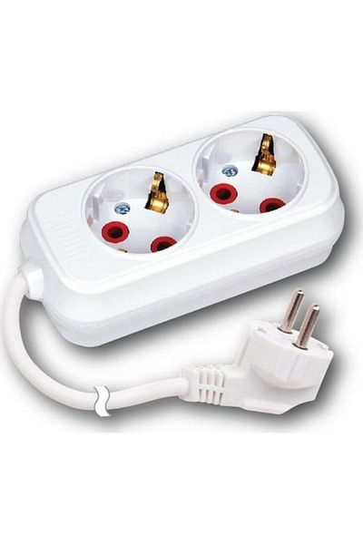 Horoz Elektrik Horoz 2-Piece Grounded Group Socket with 5m Cable and Terminal