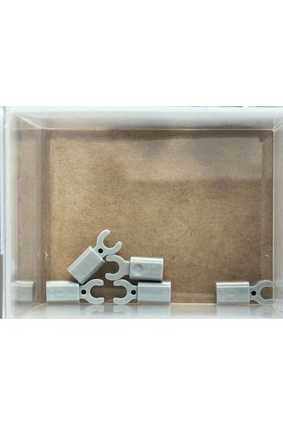 LEGO Light Gray Mini Figure Clip Bar Holder - 2 Pieces of Moc Accessories Will Be Sent