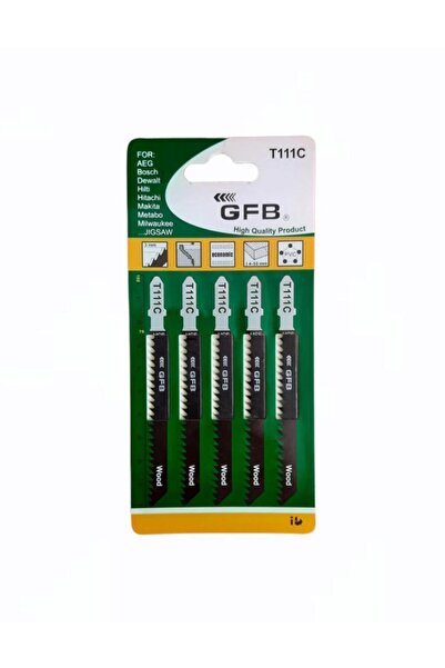GFB T111c Dekupaj Ağzı Ahşap Hcs 5 Li Paket