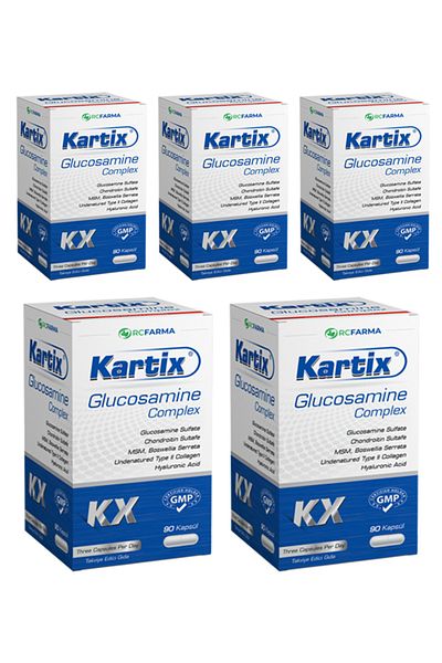 Kartix Glucosamine Complex - 90 Capsules 5x