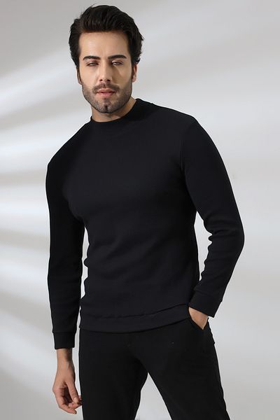Flyboard Half Fisherman Camisole Sweatshirt 20362 Black