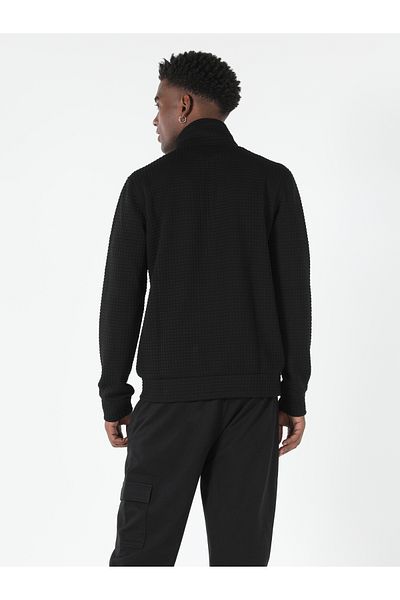 Colin's Black Slim Fit Men's Jacket - Cl 1057269