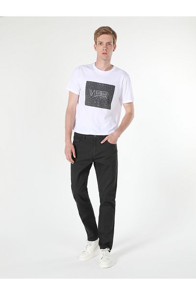 Colin's Straight Fit Khaki Men's Trousers Cl 1055562
