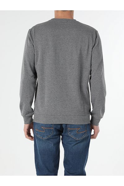 Colin's Regular Fit Men's Antra Melange Sweatshirt Cl1051124