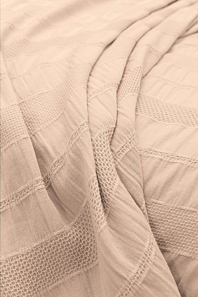 Altınbaşak Set River Sand Unic 100% Bumbac Pique - 170x230 Cm