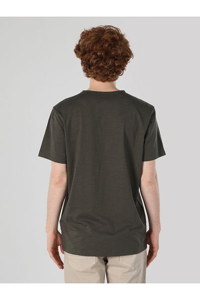 Colin's Green Men's Short Sleeve T-Shirt - Crew Neck, Regular Fit Cl 1058584