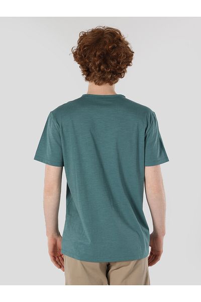 Colin's Ανδρικό κοντομάνικο μπλουζάκι Regular Fit Crew Neck Απλό πράσινο Cl 1058584