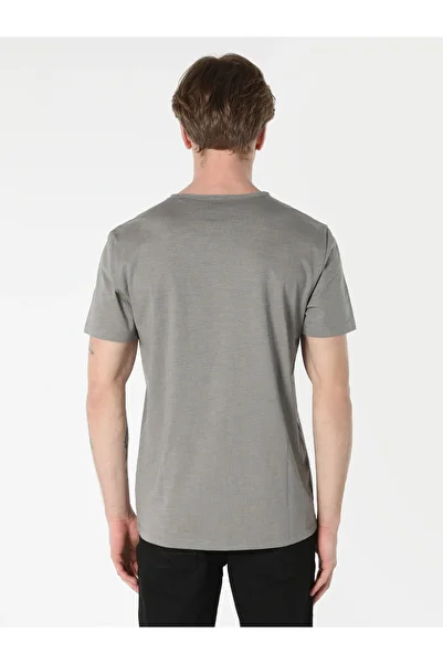 Colin's Regular Fit Crew Neck Basic Green Men's Short Sleeve T-Shirt Cl 1058580