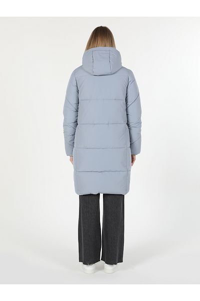 Colin's Palton albastru pentru femei cu glugă - Regular Fit Cl 1060243