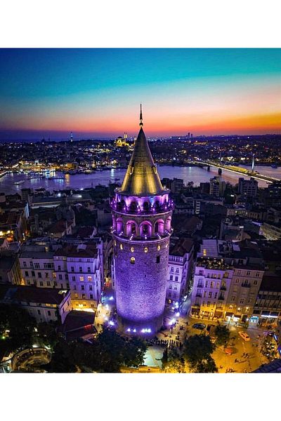 MARCEL SANAT Galata Tower Pixart Art Diamond Mosaic Painting 56*64