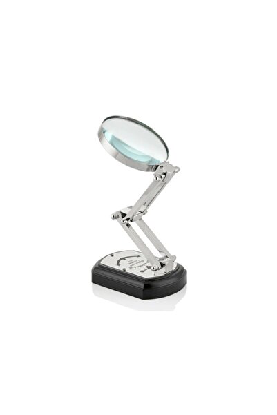 CREARTHOME Lame Dore Magne Stolno Povećalo Srebrno 14x11,5x27 cm 1kn-49558