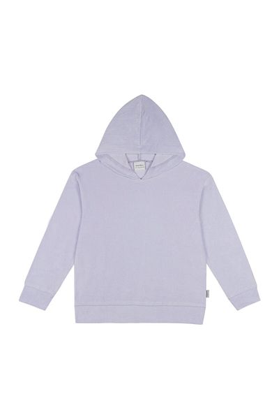 Antebies Velvet Lilac Hooded Tracksuit Set