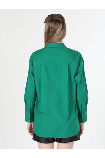 Colin's Cămașă verde pentru femei Regular Fit - mânecă lungă Cl 1060141
