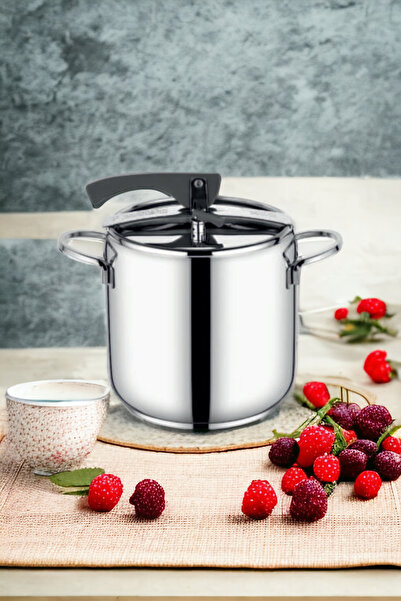 İnter Çelik Kulplu 10 Lt. Güveç Düdüklü Tencere