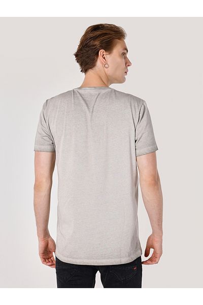 Colin's Regular Fit Crew Neck Printed Gray Men's Short Sleeve T-Shirt Cl 1060079