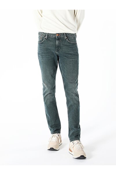 Colin's 044 Karl Ανδρικό παντελόνι με ίσια κοπή, χαμηλή μέση, ίσιο πόδι, πράσινο Cl1061345