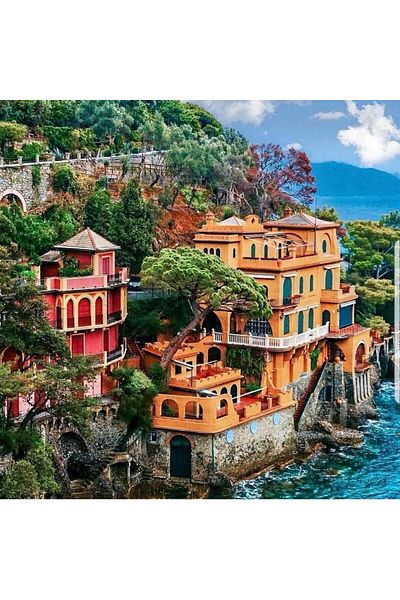 MARCEL SANAT Portofino Diamond Mosaic Painting 51x51 cm