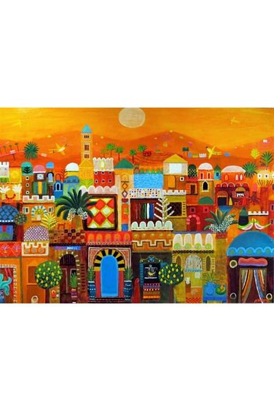 Marcel Kristal Tablo Marrakesh Marcel Art Diamond Mosaic Painting 69x51cm
