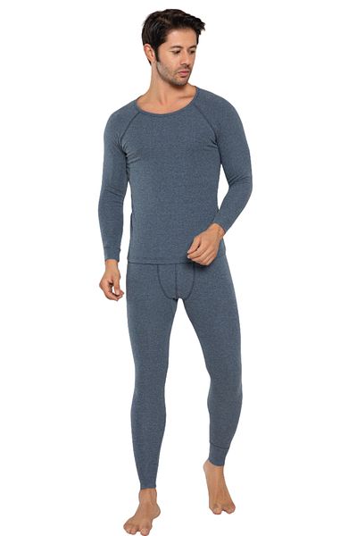 TOLIN Set genți din bumbac termic Indigo Melange pentru bărbați - Flexible 8190