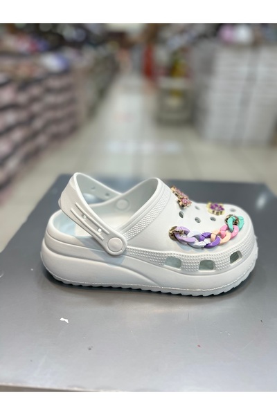 Akınal Bella Papuci de damă cu cataramă cu talpă înaltă