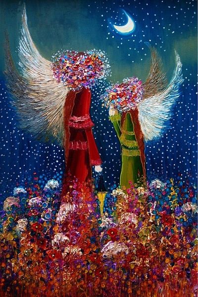 MARCEL SANAT Sky And Angels Pixart Art Diamond Mosaic Painting Diamond Turkey 41*61