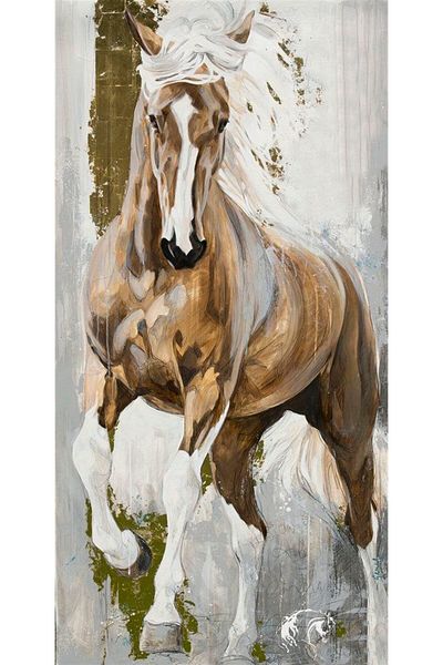 MARCEL SANAT Noble Horse Diamond Mosaic Painting 33x66cm